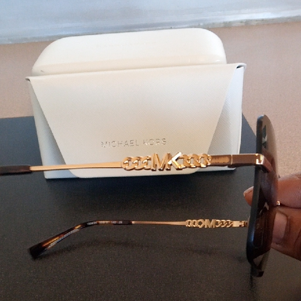 Michael Kors Sunglasses with Gold Accents - Picture 2 of 5
